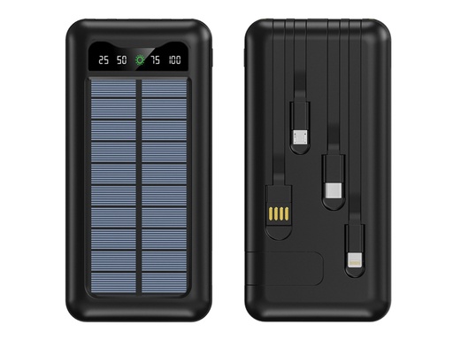 [FFE639] Powerbank solaire 10000 mAh - Modèle Mira