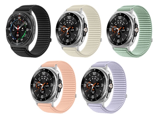 [TTE1160] Pack 5 bracelets en nylon pour Samsung Galaxy 8 / 8 Classic
