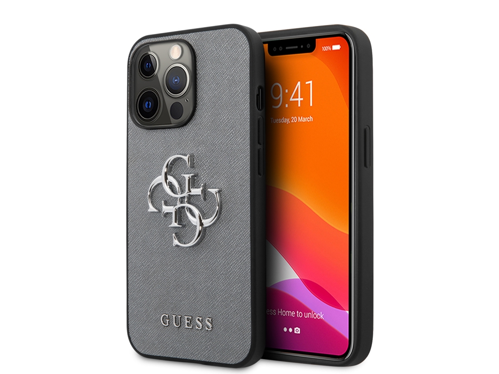 Coque Guess PU Saffiano 4G pour iPhone 13 Pro