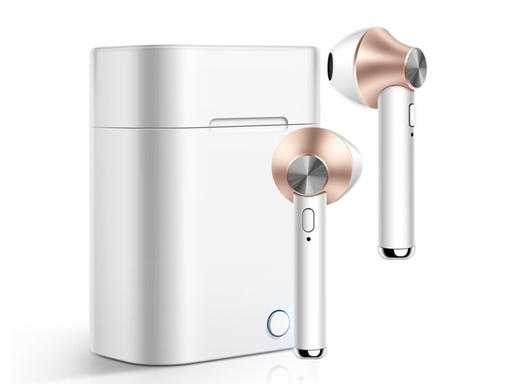 [TTE1126] Écouteurs TWS EKO Bluetooth 5.0 - Modèle Jeez - Coloris Or (Doré)