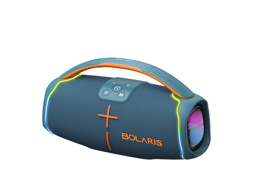 [Y149] Enceinte Bolaris Bluetooth IPX6 60 W RMS - Modèle Brisbane (Bleu)