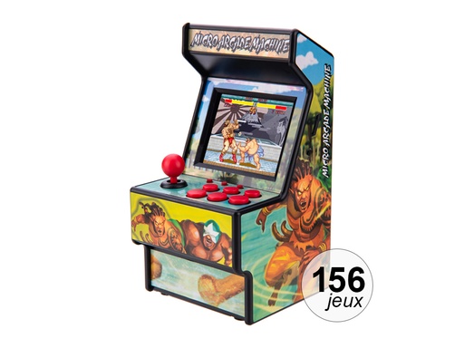 [TK222] Mini borne d'arcade 156 jeux - Modèle #2 (Bleu)