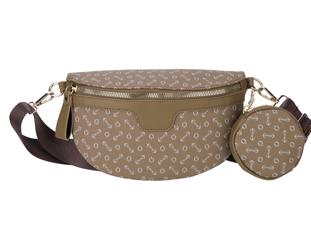 Sac banane avec pochette ronde - Modèle Mélisse