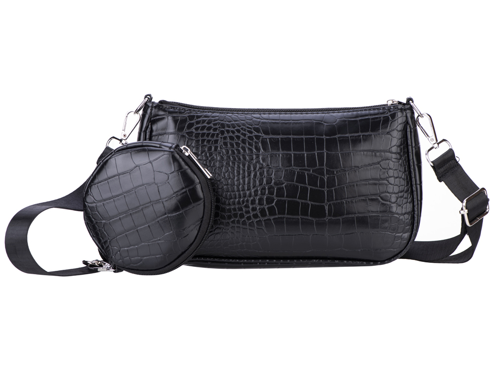Sac bandoulière avec pochette ronde  - Modèle Ancolis