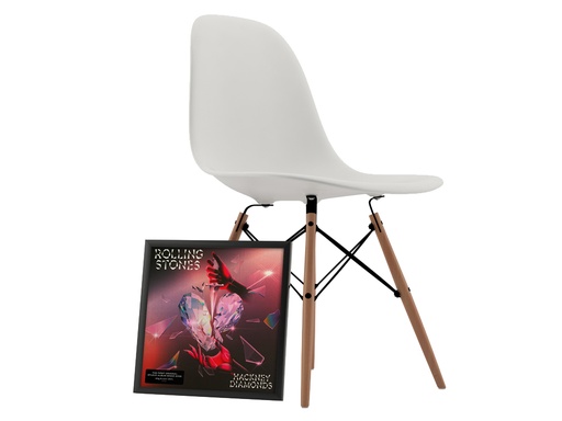 [Y122] Cadre en aluminium 12,5'' pour vinyl 33 tours (Noir)