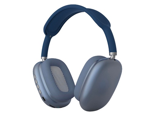 [Y067] Casque Stéréo Bluetooth 5.1 Bolaris - Modèle Hawaï (Bleu)