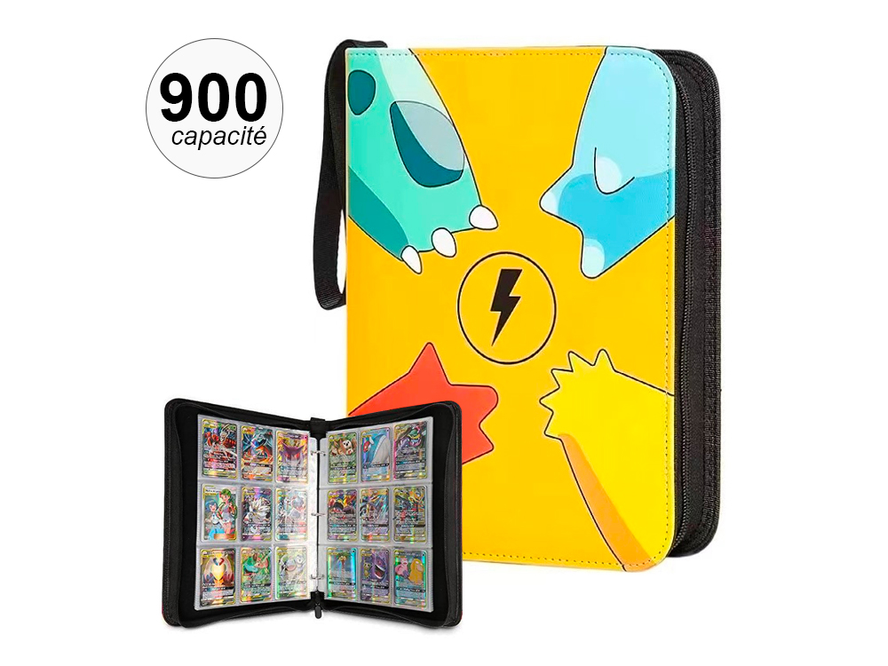 Portfolio classeur pour cartes Pokémon - 900 emplacements
