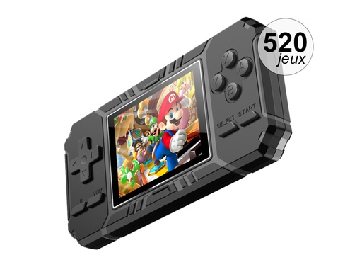 [TK207] Console émulateur 520 jeux - Modèle Tank - Army (Noir)