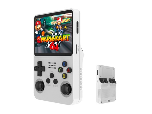 [TK472] Console émulateur 15000 jeux HD 64 GB 3,5 pouces - Modèle ProX (Blanc)