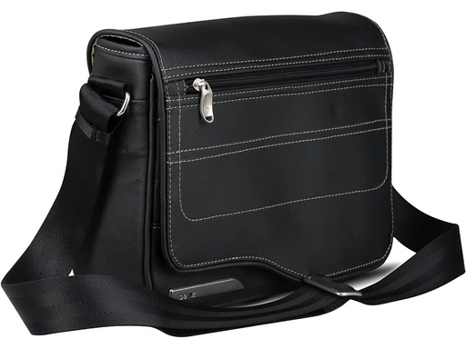 [Z0887] Sac bandoulière LE reporter BE.EZ pour écran 11 pouces - Coloris Gris/Lagoon (Noir)