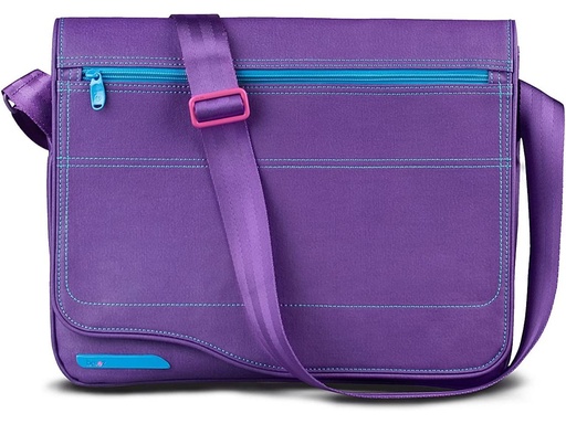 [Z0689] Sac bandoulière LE reporter BE.EZ pour écran 13 pouces - Coloris Angel Park (Violet)