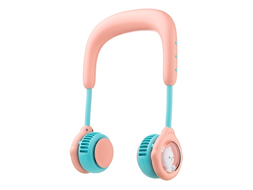 [TK161] Ventilateur de cou pour enfant - Modèle AirSpace (Rose)