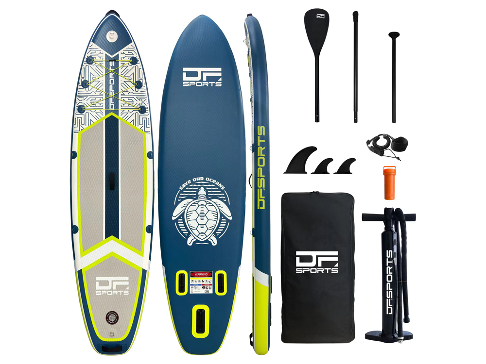 Paddle gonflable 320cm DF SPORTS avec pack accessoires - Modèle Santorin
