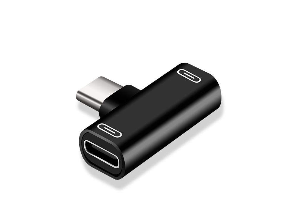 Adaptateur splitter double USB Type-C vers USB Type-C