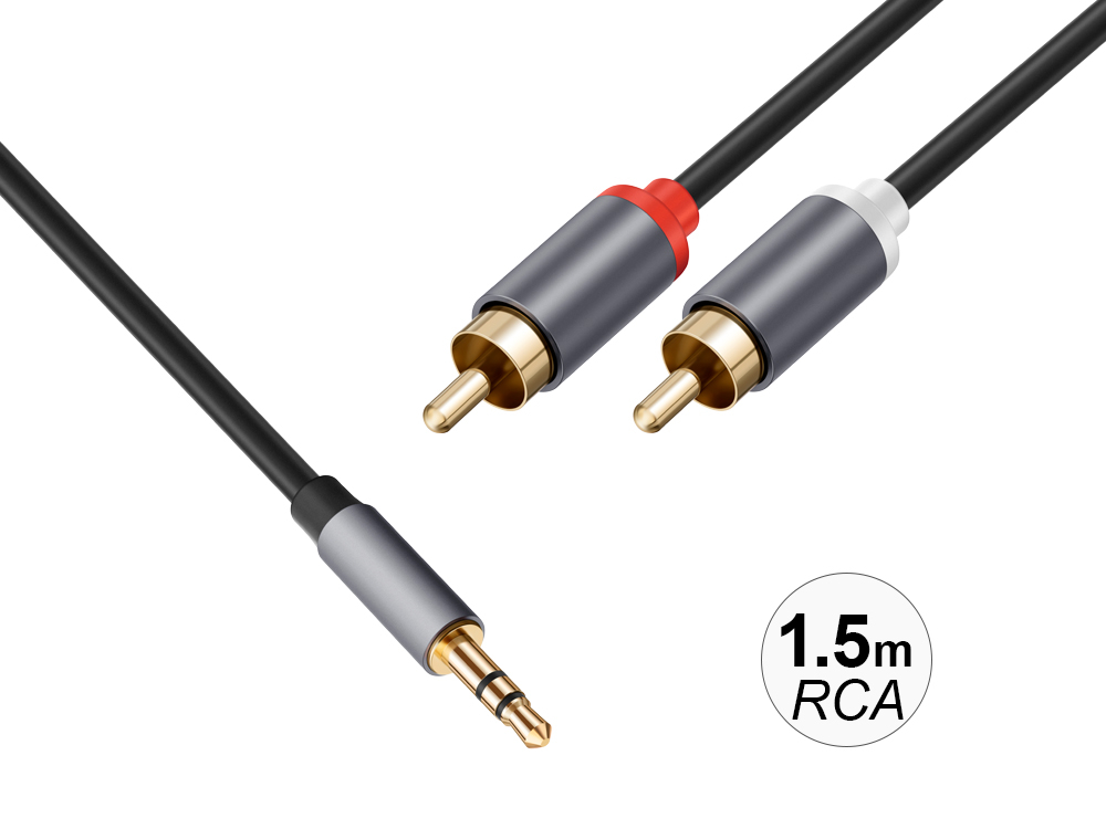 Câble RCA vers audio jack 3,5 mm Bolaris