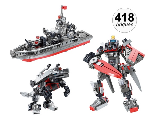 [TK417] Jeu de construction 3 en 1 (418 briques)