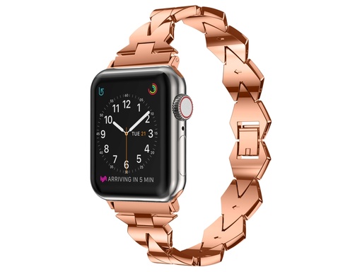 [TTE713] Bracelet Baroque pour Apple Watch 42/44mm - Rose