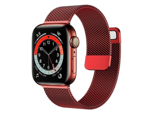 [TTE758] Bracelet Milanais en Acier Inoxydable pour Apple Watch 38/40/41 mm - Design Épuré et Ajustable