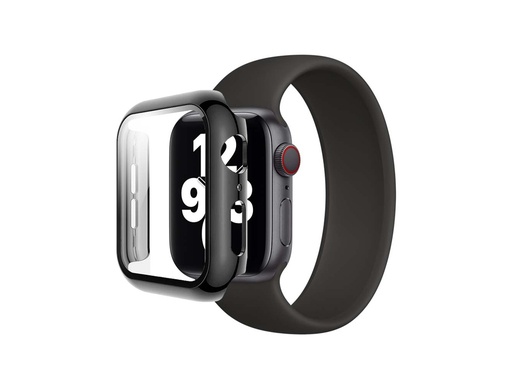 [TTE789] Coque en Polycarbonate avec Verre Trempé pour Apple Watch 45 mm - Protection Maximale (Lot de 3 Pièces)