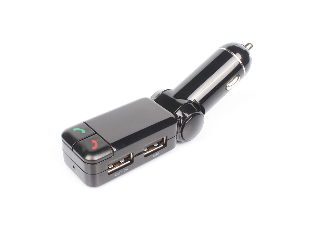 Kit mains-libres Bluetooth pour voiture avec transmetteur FM