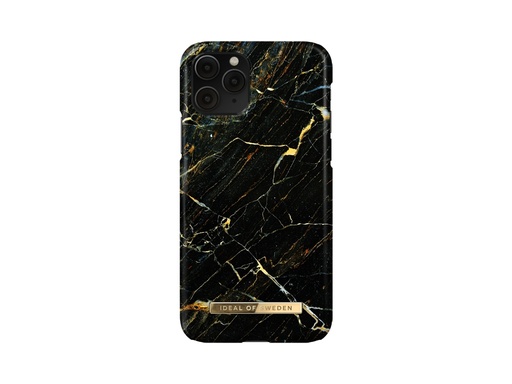 [ID5042] Coque Ideal of Sweden Fashion Port Laurent Marble pour iPhone 11 Pro - Or/Noire intense