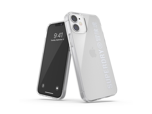 [SX5960] Coque Superdry Snap Case Clear pour iPhone 12 Mini - Transparente