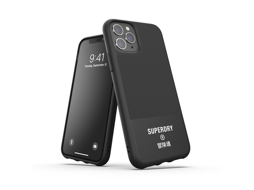 [SX9785] Coque Superdry Canvas pour iPhone 11 Pro - Noire