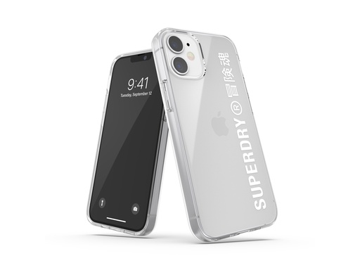 [SX5991] Coque Superdry Snap Case Clear pour iPhone 12 Mini - Transparente