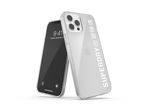 [SX6011] Coque Superdry Snap Case Clear pour iPhone 12 Pro Max - Transparente