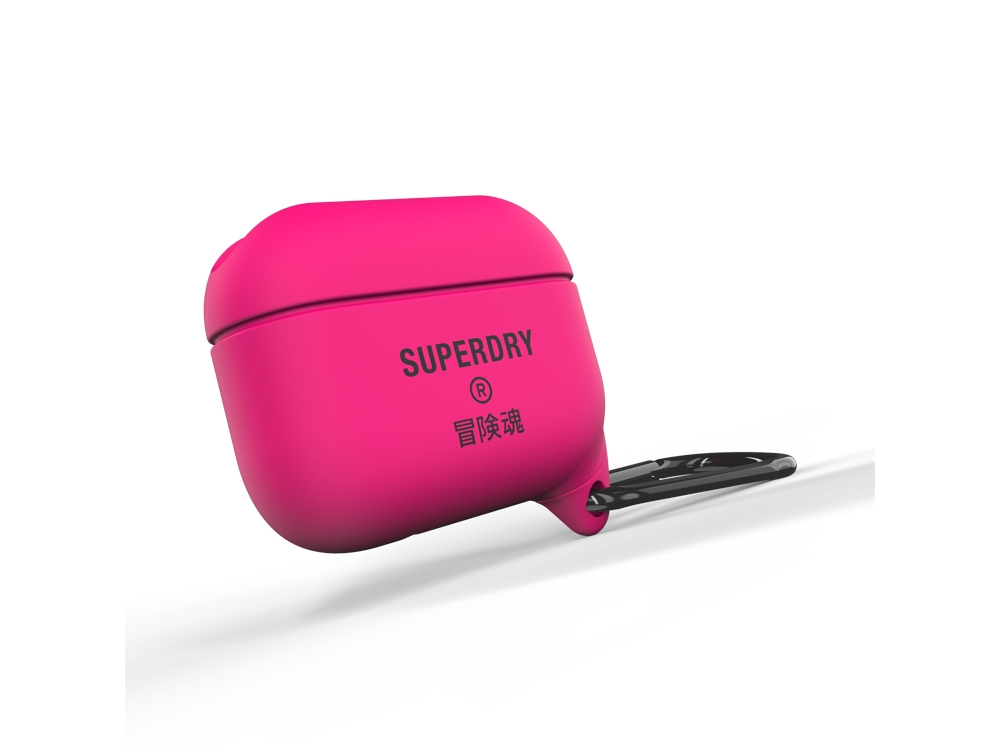 Protection en silicone Superdry pour Airpods Pro - Rose