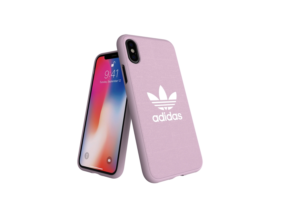Coque Adidas Originals Canvas pour iPhone X et iPhone XS - Rose