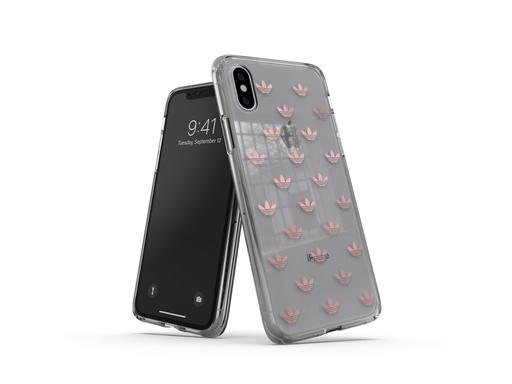 [SX7591] Coque Adidas Originals Trefoil Clear pour iPhone X et iPhone XS - Transparente