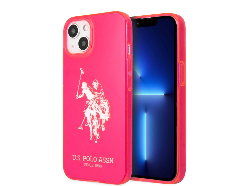 Coque U.S Polo ASSN. Big Horse pour iPhone 13 - Rose