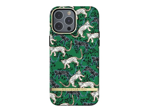 [SX3858] Coque Richmond&Finch Green Leopard pour iPhone 13 Pro Max