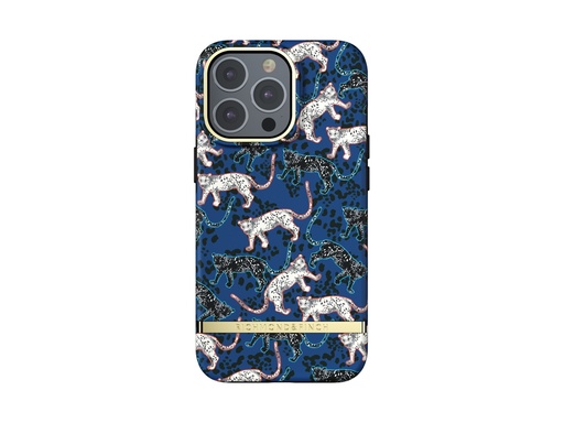 [SX3810] Coque Richmond&Finch Blue Leopard pour iPhone 13 Pro