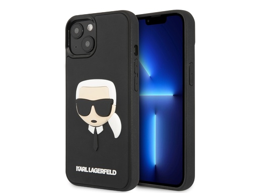 [H6459] Coque Karl Lagerfeld 3D Rubber Karl's Head pour iPhone 14 Plus
