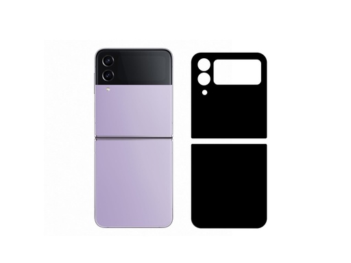 [TTE929] Vitre de protection arrière intégrale en verre trempé pour Samsung Galaxy Flip 4
