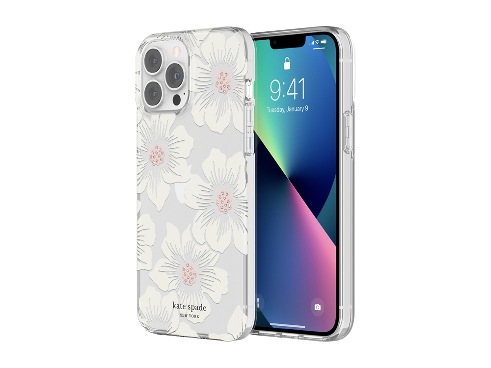 Coque Kate Spade Hollyhock Floral pour iPhone 12 Pro Max & iPhone 13 Pro Max