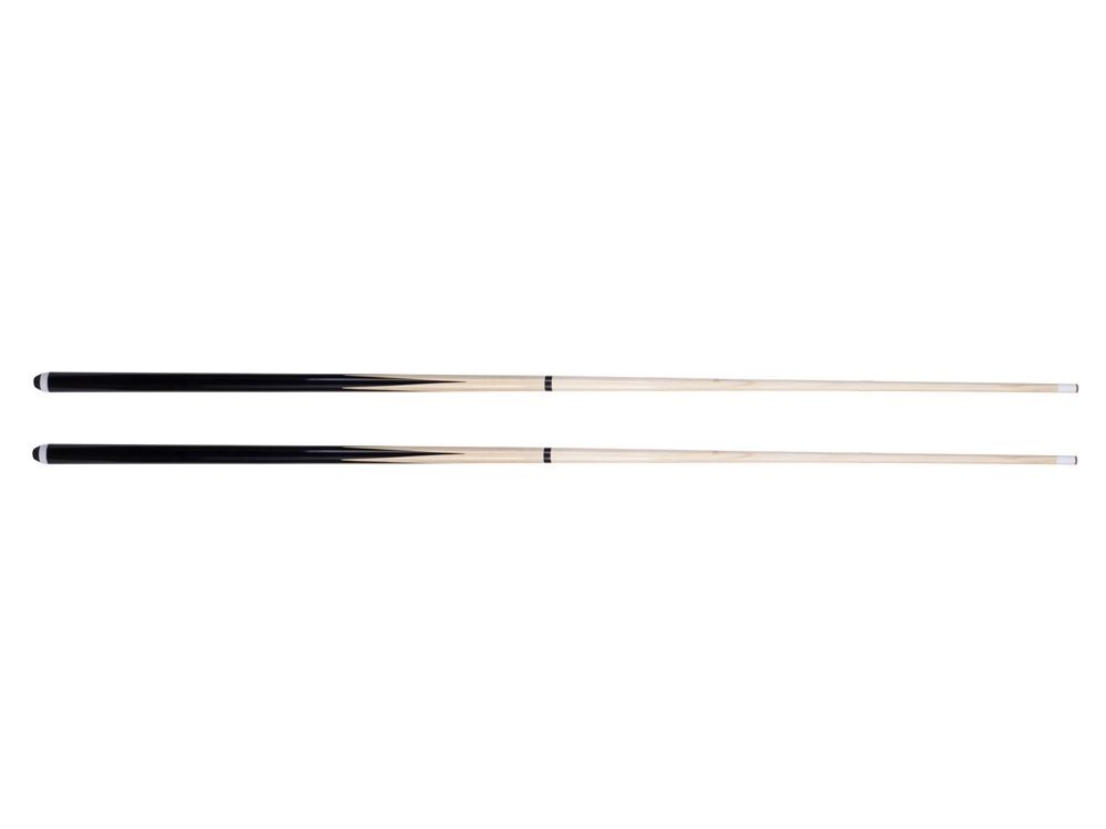 Set de 2 queues de billard en ramin 145cm