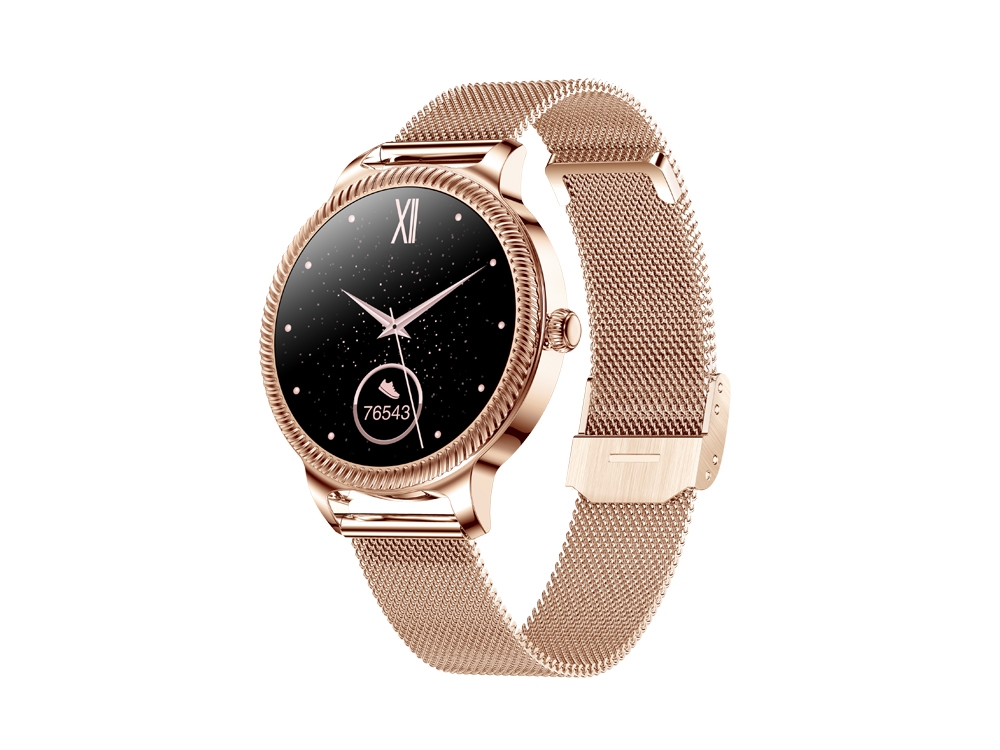 Montre connectée EKO-Royal - Or (Bracelet Milanais)