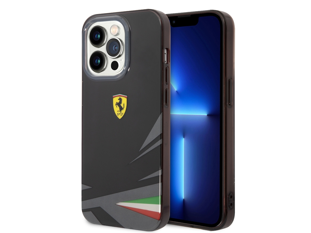 Coque FERRARI Italia pour iPhone 14 Pro - Noire