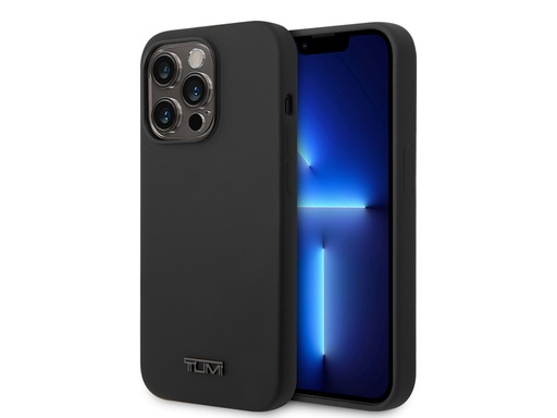[H5262] Coque Tumi en silicone pour iPhone 14 Pro Max - Noire