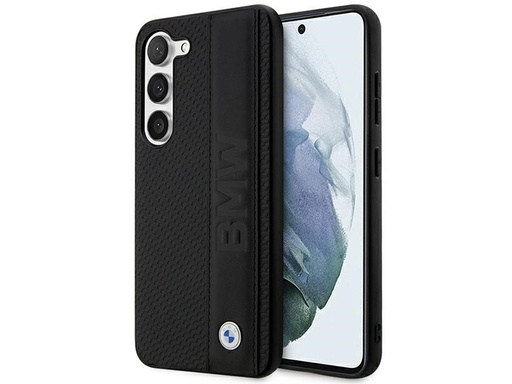 [H4510] Coque BMW en cuir véritable pour Samsung Galaxy S23