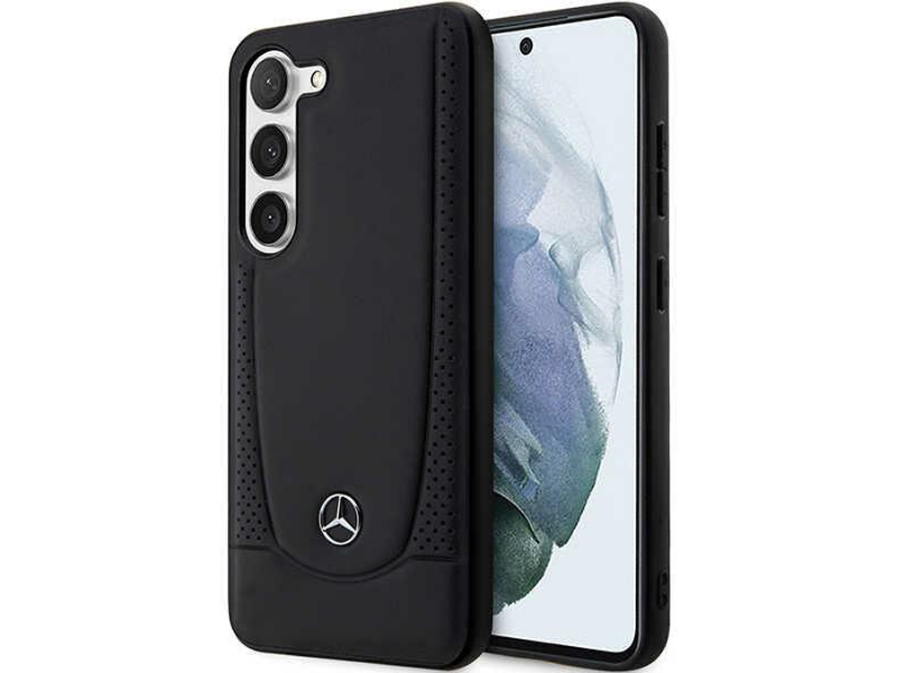 Coque Mercedes en cuir véritable pour Samsung Galaxy S23+