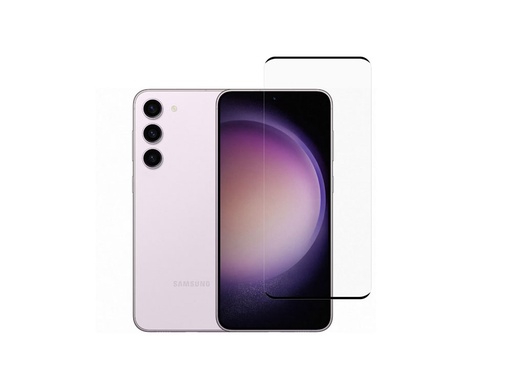 [TTE992] Vitre de protection 3D intégrale en verre trempé pour Samsung Galaxy S23+