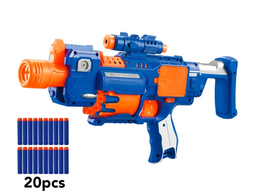 [TK272] Pistolet mitrailleur à fléchettes en mousse  - Modèle Compressor