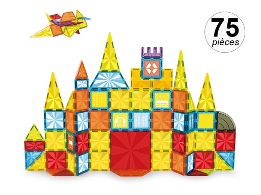 [TK312] Jeu de construction magnétique - 75 pcs - Modèle Imagine L