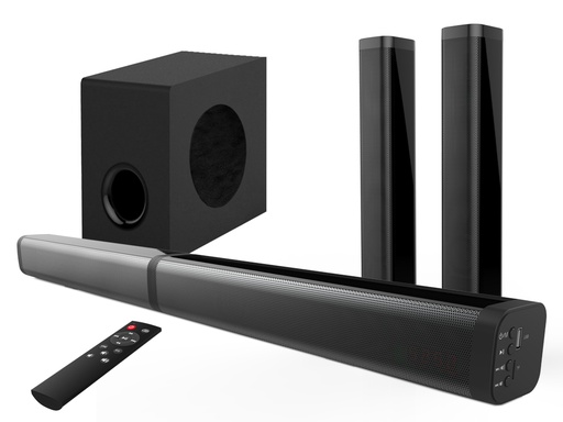 [Y047] Home cinéma Bolaris 2.1 Barre de son Bluetooth ARC 80 W avec subwoofer  - Modèle Nice