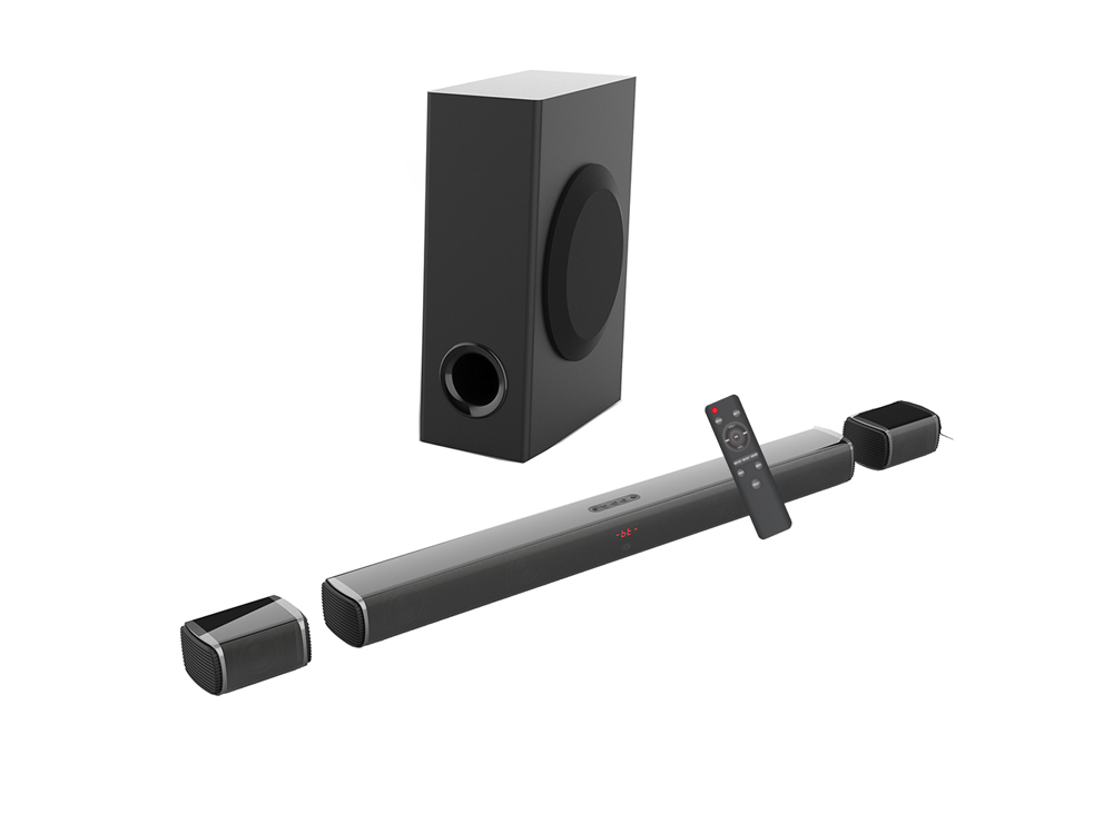 Home cinéma Bolaris 5.1 Barre de son Bluetooth ARC 240 W avec subwoofer et enceintes surround  - Modèle Nice
