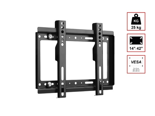 [Y083] Support TV mural fixe Bolaris pour TV  de 14 à 42 pouces